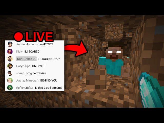 Trolling An ENTIRE MINECRAFT Livestream…