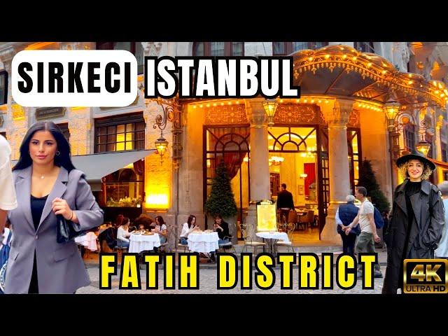  Istanbul SIRKECI Fatih District Turkey 4K