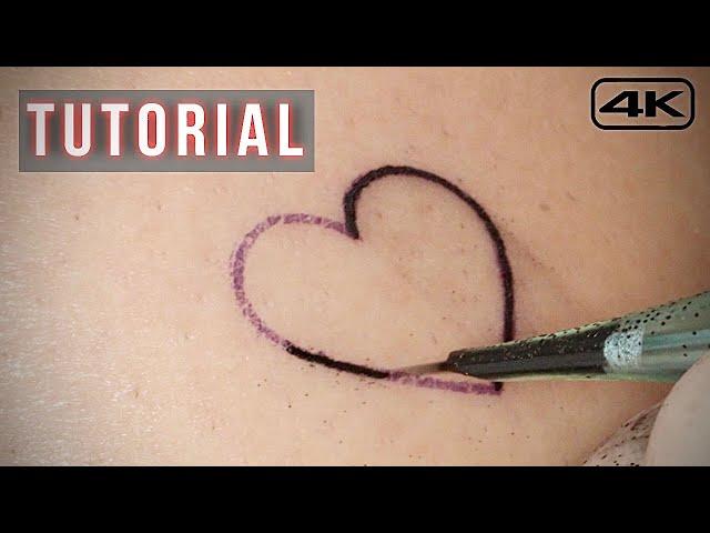 Beginner Tattoo Tutorial on Real Skin - How to Tattoo  GIVEAWAY 