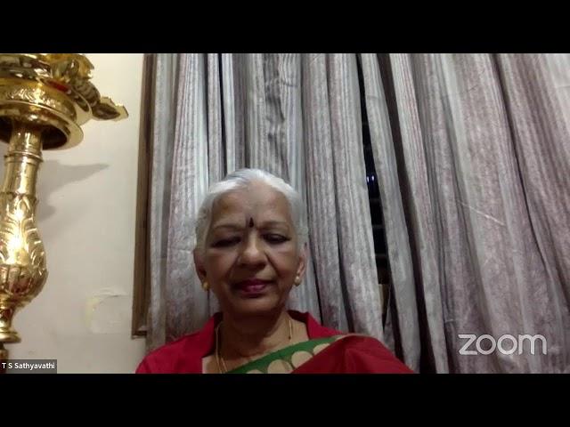 Ethics from Epics : Dr T. S. Sathyavathi