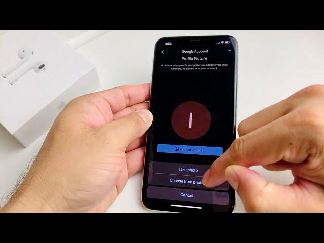 How to Change Gmail Profile Picture on iPhone