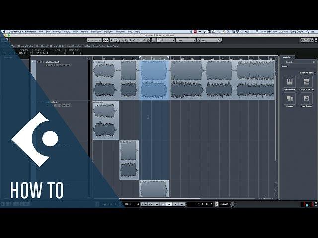 How to Split Files to Independent Files in Cubase LE | Q&A with Greg Ondo