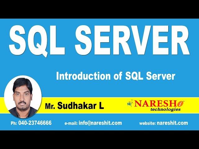 Introduction of SQL Server | SQL Server Tutorial