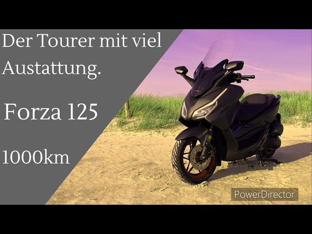 Forza 125 special edition 2023, 1000 km Review / Erfahrung. #hondaforza125 #hondaforza #honda