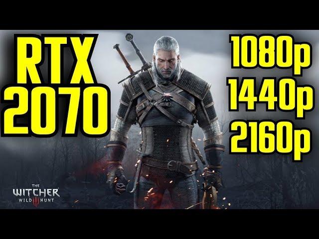 The Witcher 3 RTX 2070 OC | 1080p - 1440p & (4K) 2160p | FRAME-RATE TEST