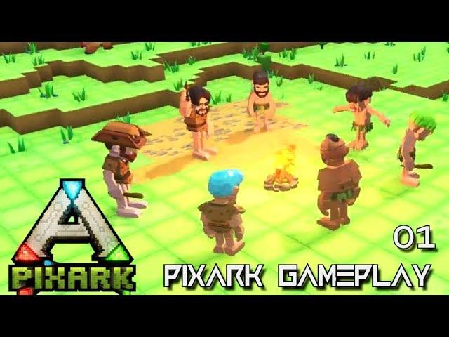 PixARK: NEW JOURNEY BEGINS ALPHA TRIBE E01 !!! ( Pix ARK GAMEPLAY )