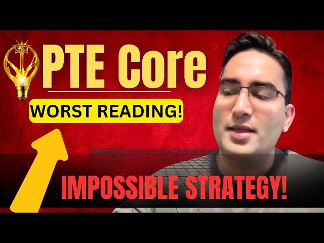 THE HARDEST PTE CORE READING Multiple-Choice Questions! How To