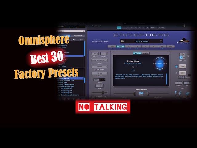 Omnisphere Best Factory presets [30 sounds, no talking]