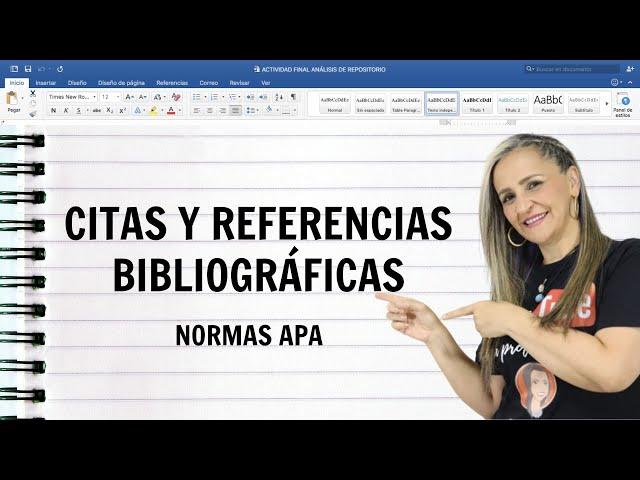 CITAS Y REFERENCIAS BIBLIOGRÁFICAS NORMAS APA 