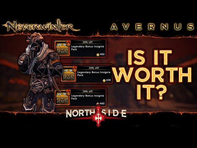 Neverwinter Mod 19 - 200k Zen 500 Legendary Bonus Insignia Packs 9 Account Wide Mounts Northside