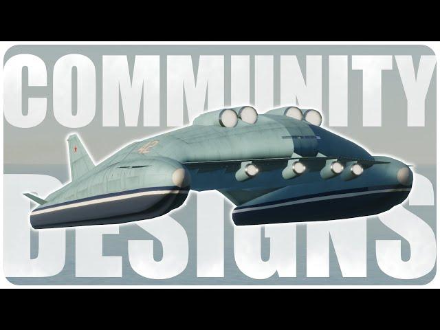 An ENORMOUS Ekranoplan and much more! | Flyout community designs Ep.4!