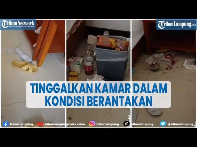 Viral Tamu Hotel Tinggalkan Kamar dalam Kondisi Berantakan