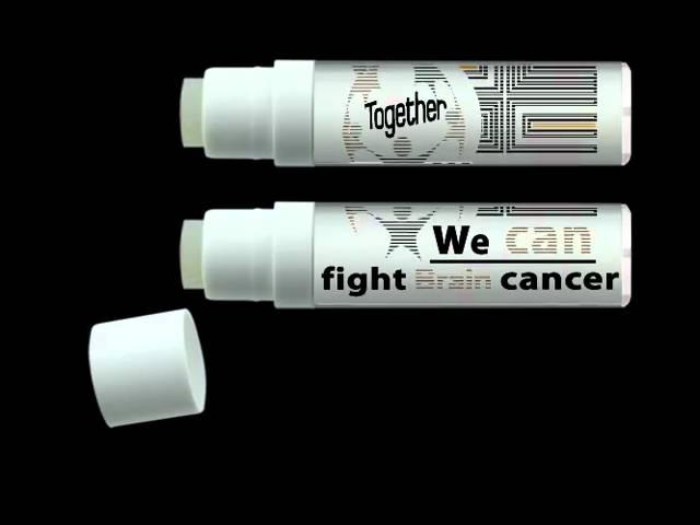 Brain cancer awareness lip balm - BRLB0106A