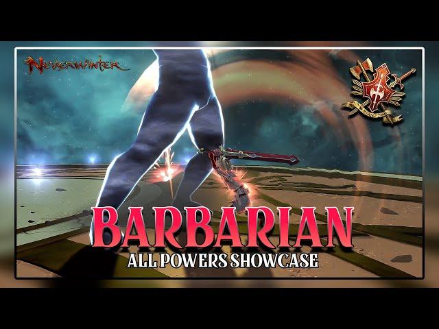 Neverwinter Barbarian Showcase !