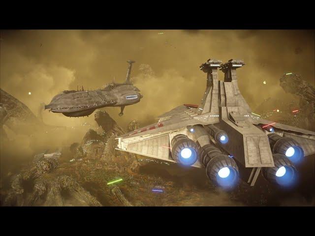 Droid army crushes republic forces on Felucia (Star Wars Battlefront 2 Supremacy gameplay)