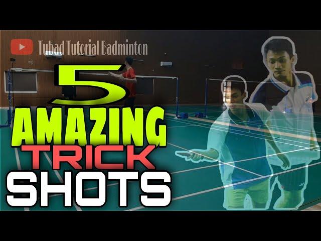 5 Amazing Badminton Trickshots 2021 • Tubad Tutorial Badminton