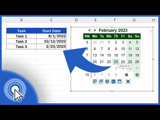 How to Insert a Calendar in Excel (the Simplest Way)