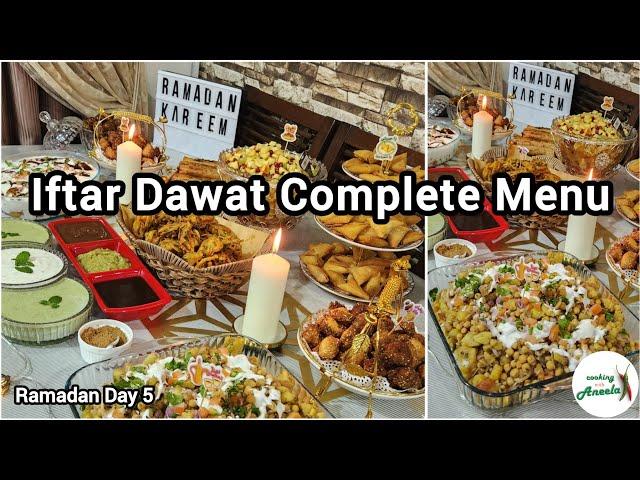 Dawat-e-iftar Complete Menu With Tips & Ideas | Special Dawat Vlog | Iftar Dawat Snacks Recipes
