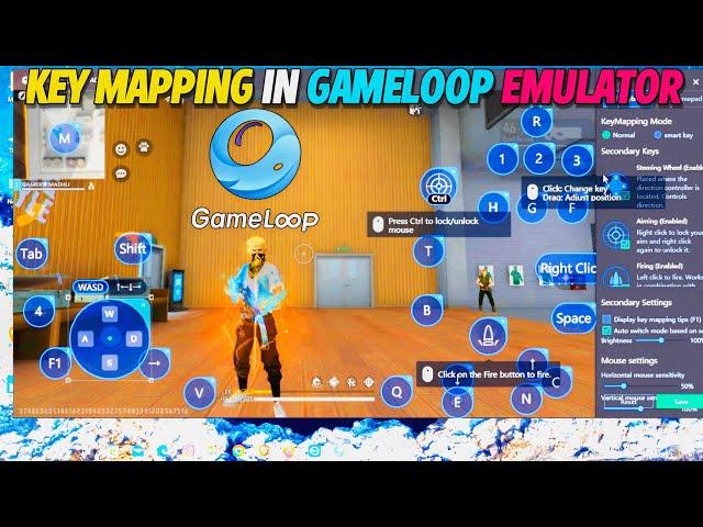 How To Play Free Fire And Key Mapping On Gameloop | Gameloop Emulator में Free Fire कैसे खेले