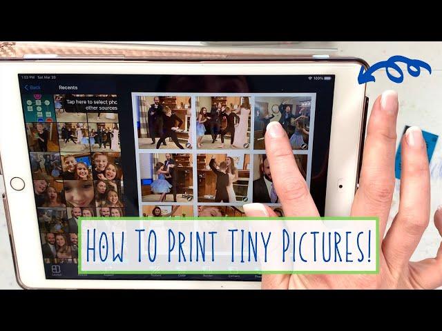 How to Print Cheap, High Quality, Tiny Photos for Journaling, Scrapbooking and Craft Projects