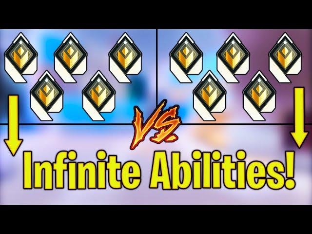 Valorant: 5 Radiant VS 5 Radiant, BUT Everyone has INFINITE ABILITIES!