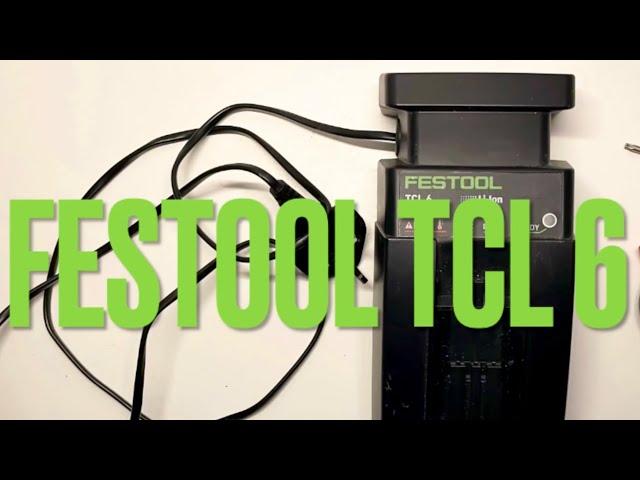 FESTOOL battery charger TCL 6 - Stop motion Teardown