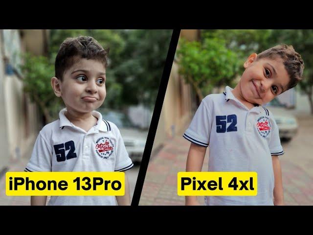 google pixel 4 xl vs iphone 13 pro max : camera comparison