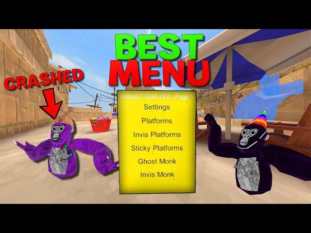 The BEST MENU In Gorilla Tag... (CRASHED RAKZZ)