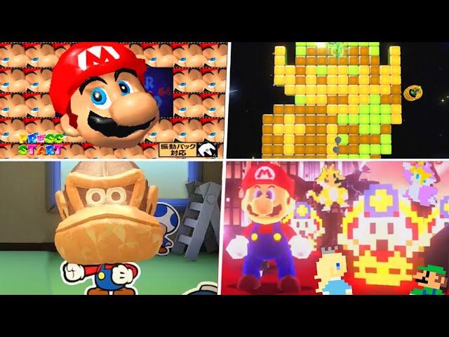 Evolution of Best Super Mario Easter Eggs (1988 - 2021)