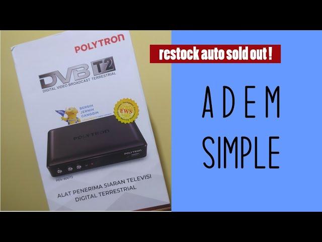 rekomendasi set top box | Polytron PDV 600T2 new 2021