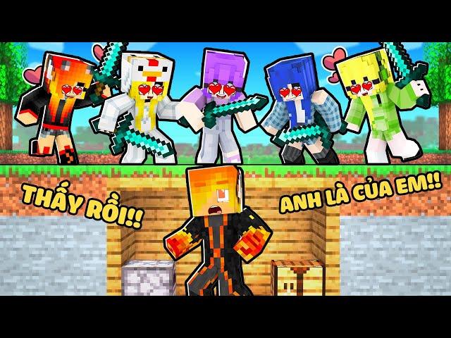 JACKVN CHẠY THOÁT KHỎI SỰ TRUY ĐUỔI CỦA FAN CUỒNG TRONG THỬ THÁCH MAN HUNT MINECRAFT