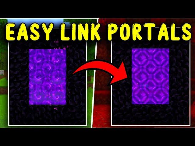 How to EASILY Link Nether Portals in Minecraft 1.21!