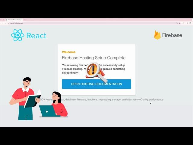 firebase hosting setup complete | firebase hosting setup complete after deploy react