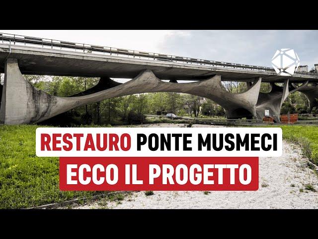 Come verrà restaurato il ponte sul Basento di Sergio Musmeci | Presentazione del Progetto