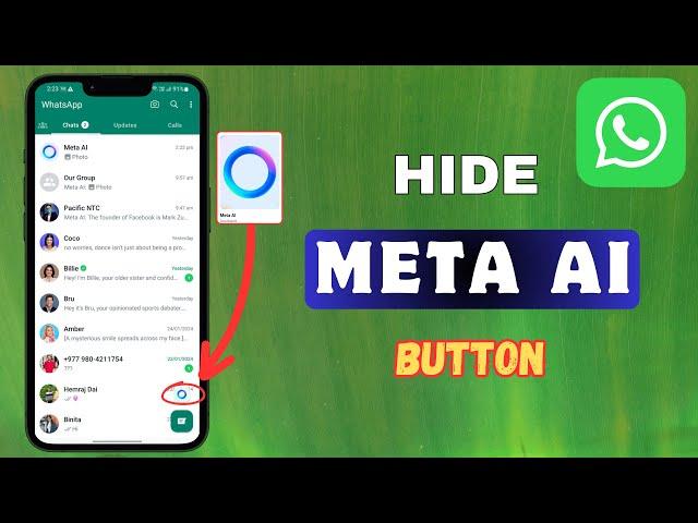 How To Remove Meta AI on WhatsApp | Delete Meta AI in WhatsApp | Hide AI Button