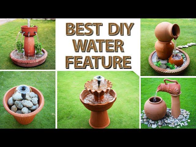 Best Ever DIY Water Feature ideas for your Garden