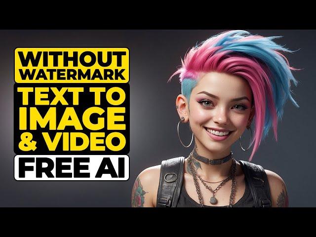 Free AI Art Generator - Text to Image & Image to Video/Animation AI Without Watermark | AI Tutorial