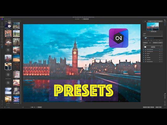 On1 Photo RAW: Add, Edit, Save and Stack Presets