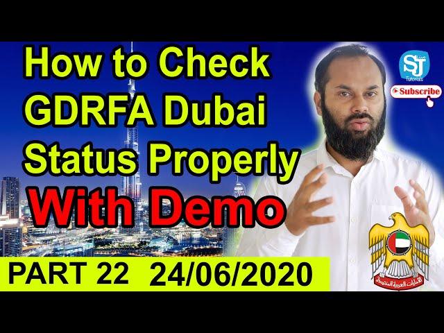 GDRFA Status Checking Properly | ICA Smart REGISTRATION | Twajudi Resident Registration | GDRFA UAE