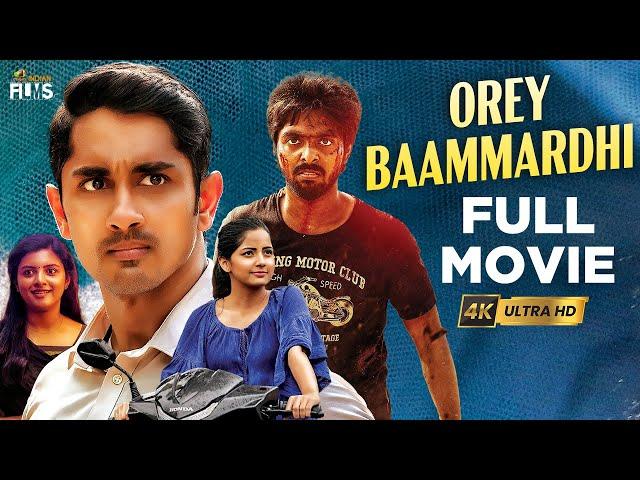 Orey Baammardhi Latest Full Movie 4K | Siddharth | GV Prakash | Kannada Dubbed | Mango Indian Films