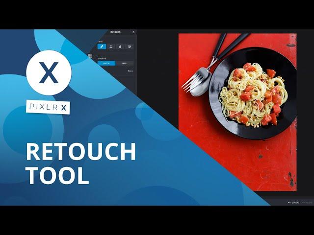 Pixlr X - Retouch Tool