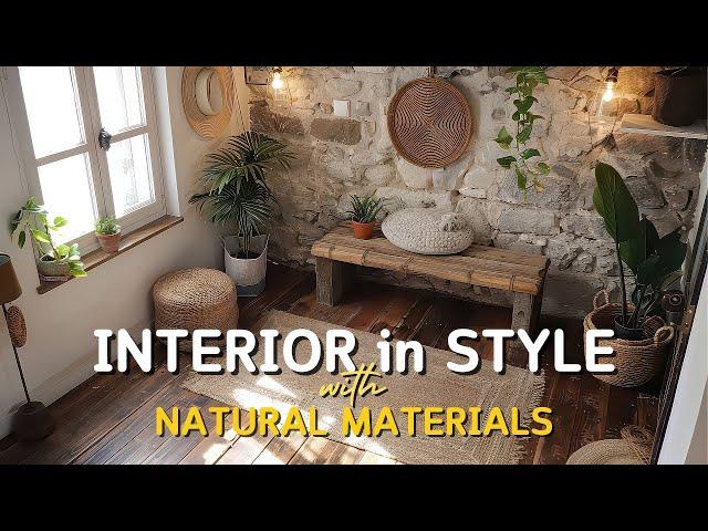 Going Green: Incorporating Natural Materials in Interior Design for a Sustainable Home