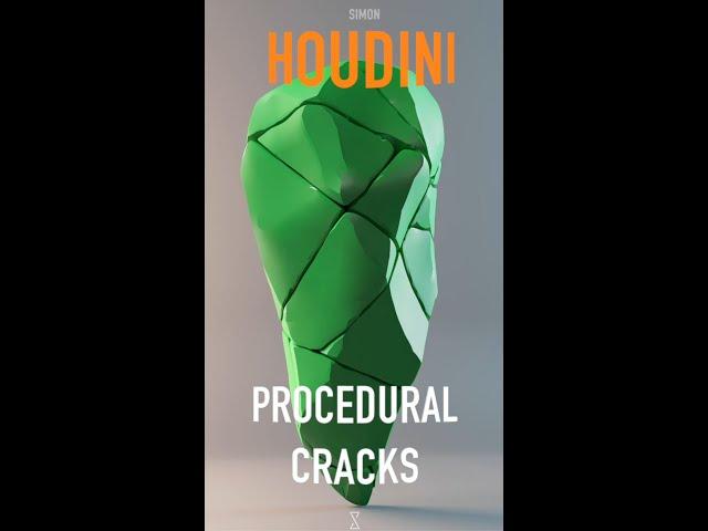 Houdini procedural Cracks || Quick Tricks