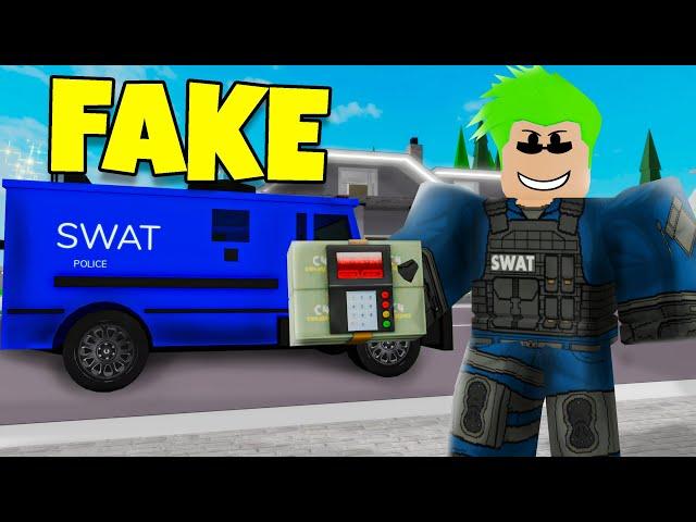 I became FAKE SWAT to ROB HOUSES in Brookhaven RP!