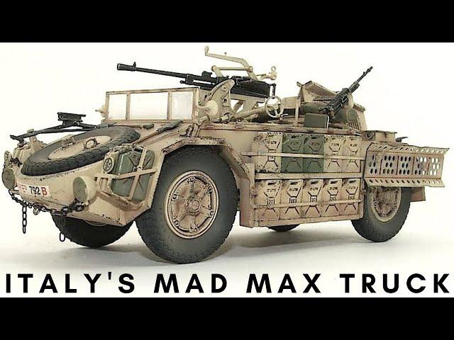 Italy's WW2 Mad Max Recon Truck: Fiat-SPA AS.42 "Sahariana" ('42 – ‘43)