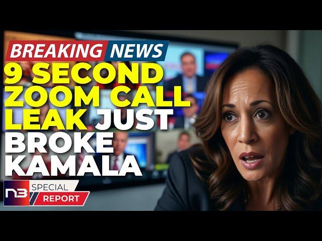 BREAKING: 9-Second Zoom Leak Exposes Kamala's Campaign! Blue State Voters Abandon Ship