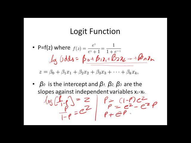 3.Logistic Regression – Logit Transformation in detail