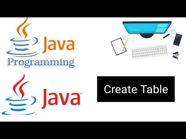 Create Table Sqlite in Java