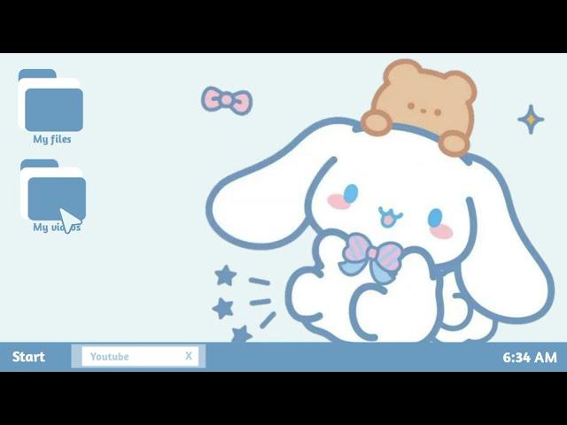 cute aesthetic (no text) intro template| cinnamoroll intro