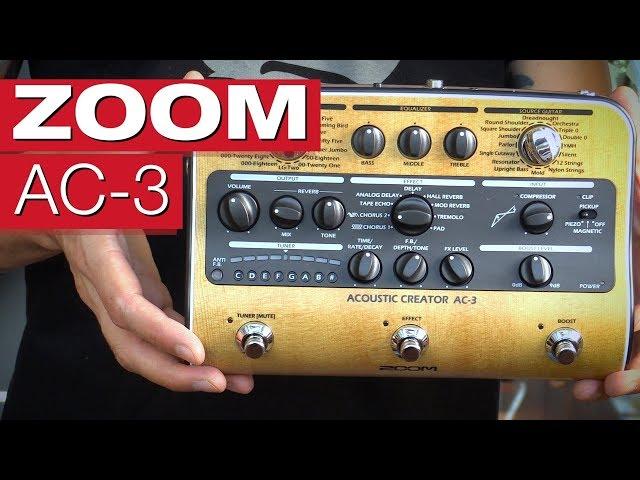 Zoom AC-3 Acoustic Creator (Komplett-Übersicht)